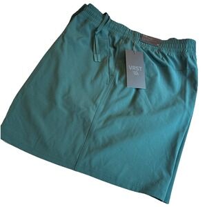 VRST All In Shorts Unlined Stretch Quick Dry UV 50 Anti Odor Men's XXL‎ Blue Grn